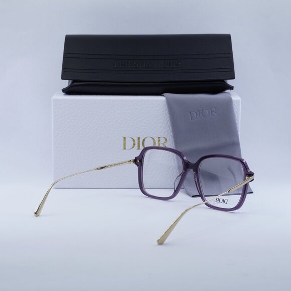 Final Price! Dior GEMDIORO S5I 6000 Shiny Violet Eyeglasses 54mm main image 9